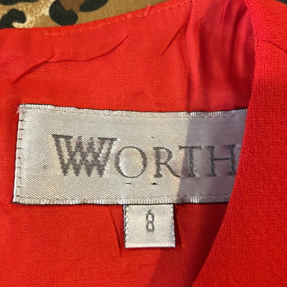 WORTH Red Sleeveless Dress - Picture 6 of 7